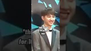 Never forgetting Exo's most questionable interview