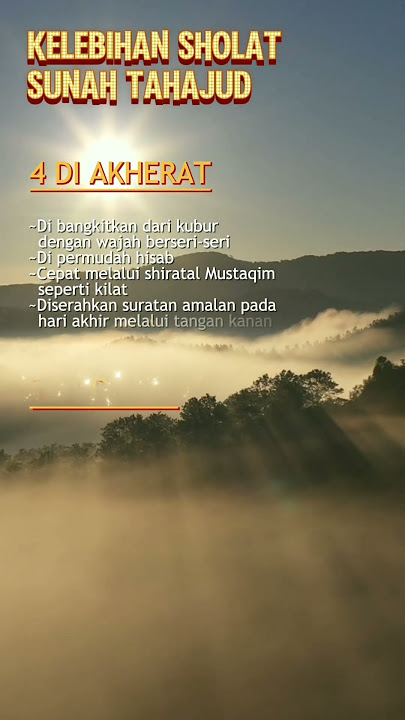 Kelebihan sholat sunah tahajud#tafakur#Doa#zikir#sholawat#short#fyp@hersanAn111 #doa#tafakkur