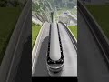 School Bus vs McQueen (Beam NG) #shorts