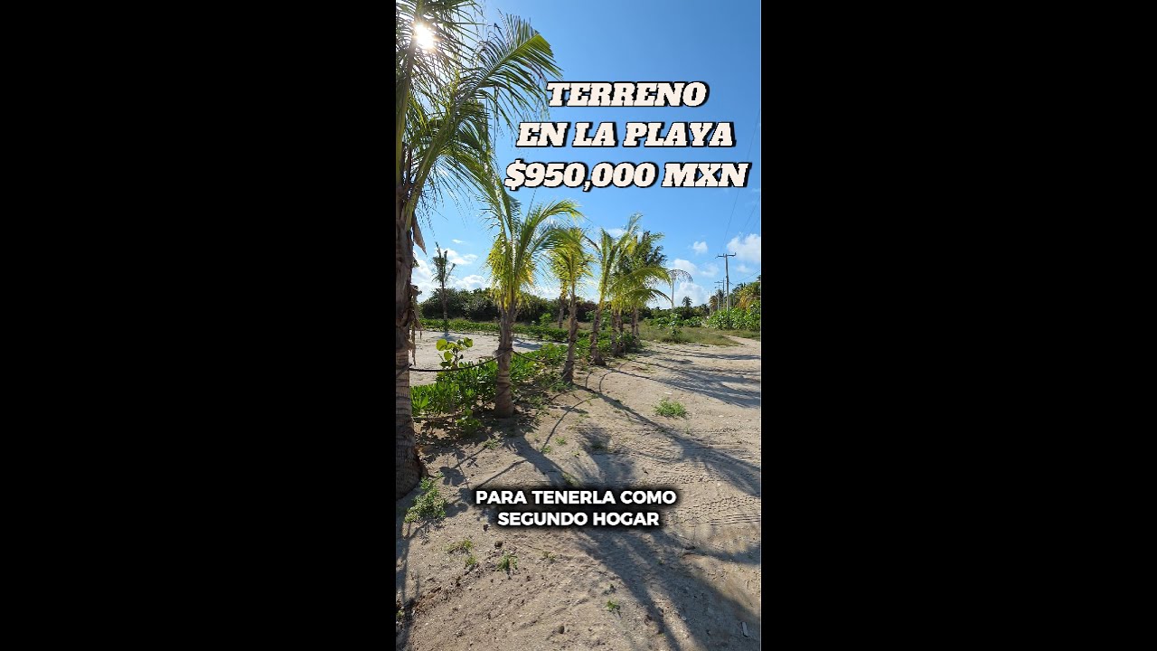 TERRENOS EN LA PLAYA YUCATÁN, TERRENOS BARATOS