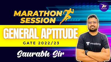 General Aptitude Marathon Session I GATE 2022/23 | Saurabh Sir | AptiXpress