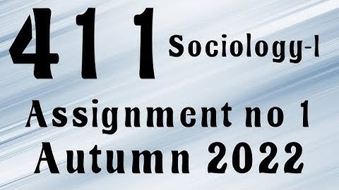 AIOU Code 411 Solved Assignment No.1 Autumn 2022 #aiou #aiousolveassignments