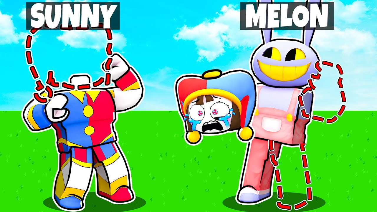 COLLECT YOUR BODY PARTS in ROBLOX (Digital Circus JAX and POMNI)