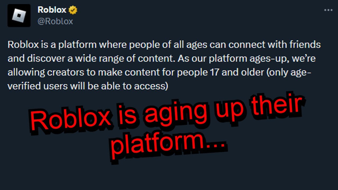 Roblox launches new 17+ age category