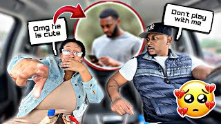 CALLING ANOTHER MAN CUTE IN FRONT OF MY HUSBAND PRANK!