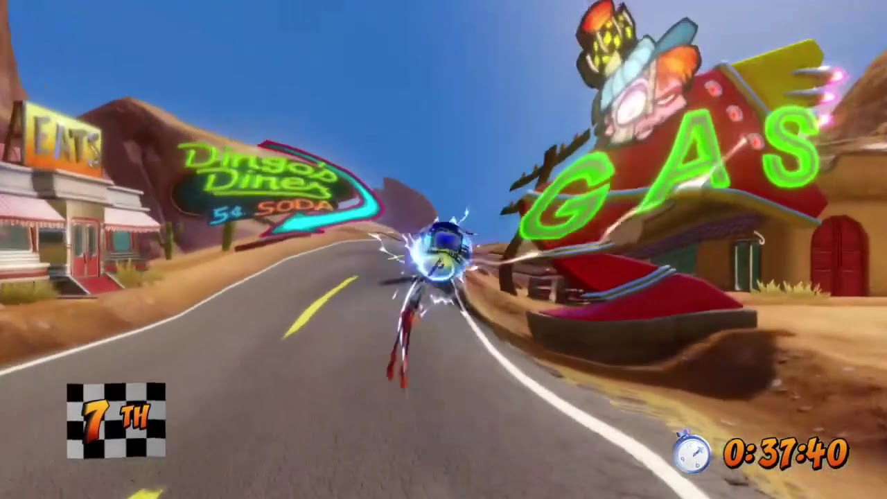 Crash Bandicoot Warped Hog Ride platinum relic with crash YouTube