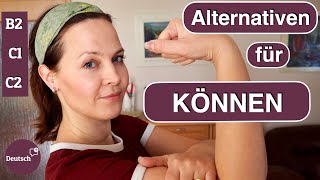 7 Synonyme für 'können' (Deutsch B2C2 | Wortschatz)