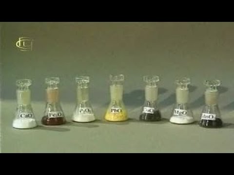Опыты по химии. Образцы оксидов