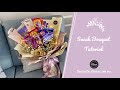 How to make Snack Bouquet with Baby's Breath | Simple Step Snack Bouquet Tutorial || 零食花束教程 零食与满天星花束