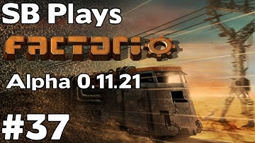 Turrets+Poison Capsules=Fun! SB Plays Factorio (0.11.21) ep37