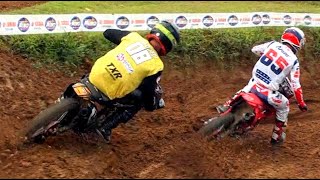 Disputa pela vitória na Corrida da Nacional 200cc no Velocross em Schroeder SC