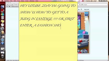 HOW TO GET TO A JUDGE IN A FASHION SHOW-FANTAGE