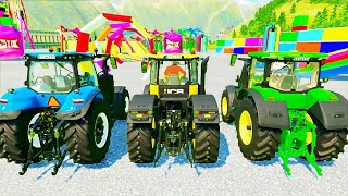 LOAD AND TRANSPORTING KANGAROO WITH COLORED TRACTOR - FARMING SIMULATOR 22 #1 by PONIJAN FARM 974 views 3 weeks ago 10 minutes, 17 seconds