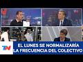 Aumentó el colectivo y desde el lunes se normaliza la frecuencia
