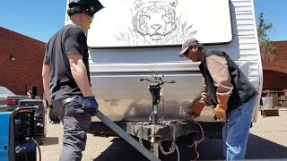 Welding iron to lock down a trailer battery. by Connor OnTheWeb 533 views 6 years ago 13 minutes