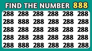 Visual Challenge - Spot The Odd One Out | Easy, Medium and Hard | Number, Letter And Emoji Edition.