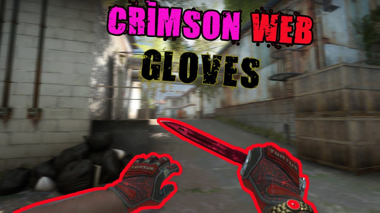 CS:GO SPECİALİST CRİMSON WEB GLOVES //CS 1.6 SKİN PACK - YouTube