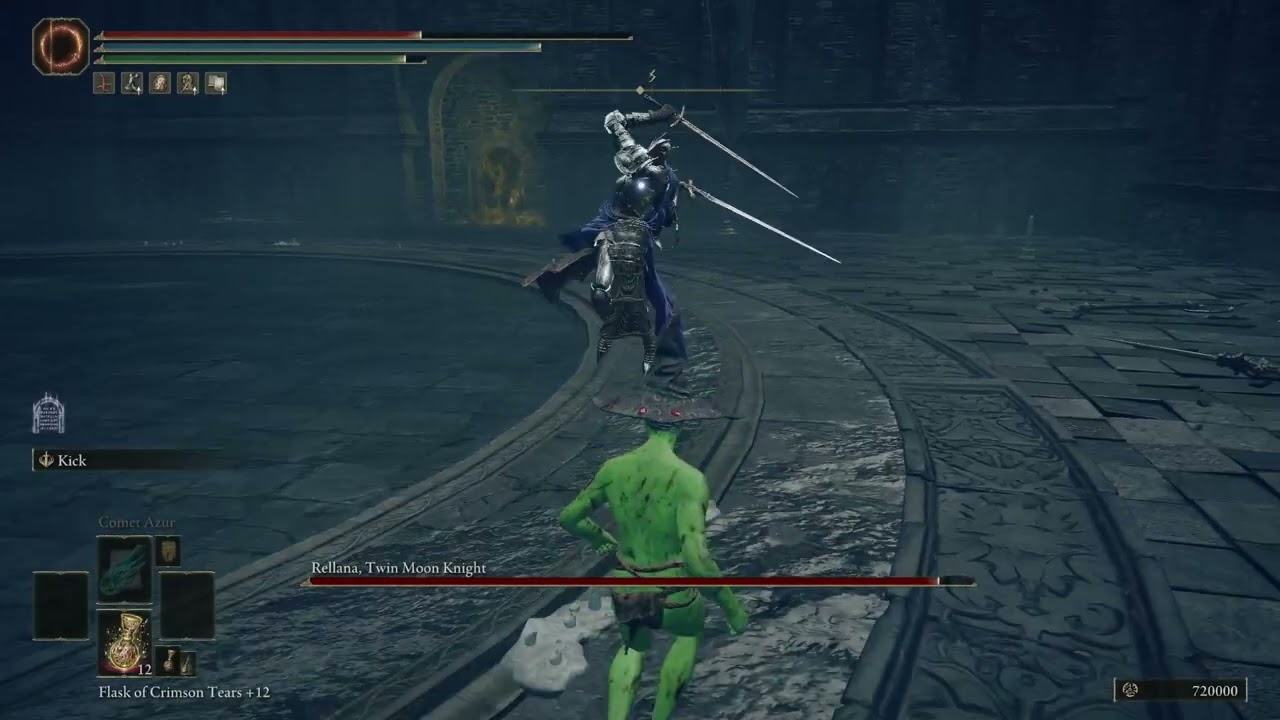 Defeating Rellana Bare Fist Only (Attempt 1) (Day 525)