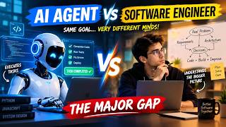 🤖 AI Agent vs Software Engineer — What’s the REAL Difference