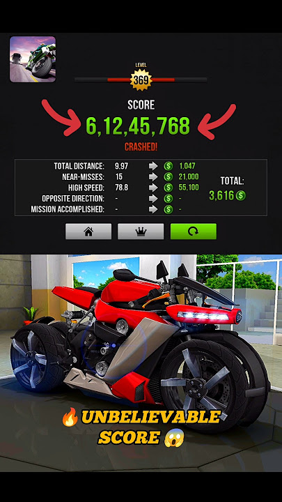 🔥 Unbelievable Bike Score 😱 | Traffic Rider Master Level #shortsvideo #trafficrider