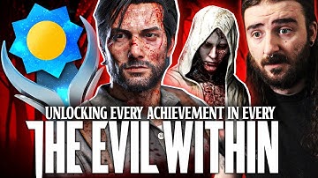 I Unlock EVERY ACHIEVEMENT in EVERY EVIL WITHIN - The Achievement Grind Supercut