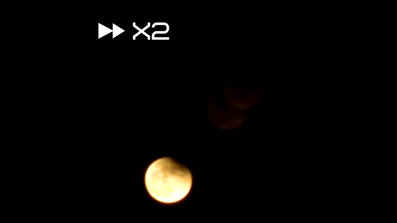 Конец лунного затмения, Санкт-Петербург . The end of the lunar eclipse 31.01.2018 "суперлуние ;Р"