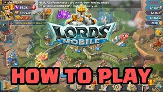 How To Play Lords Mobile: The Basics | Get Free Gems Now! screenshot 2