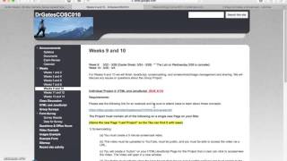 Screencast COSC 010