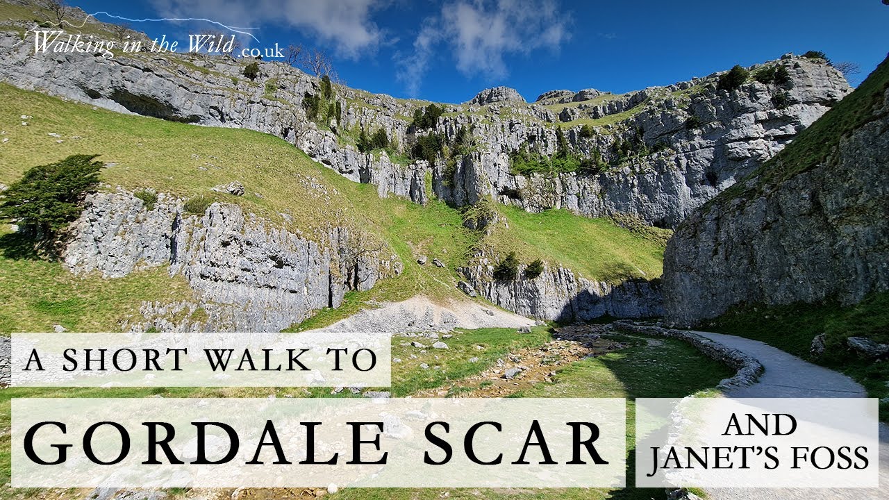 Yorkshire Dales Walks Gordale Scar and Janets Foss