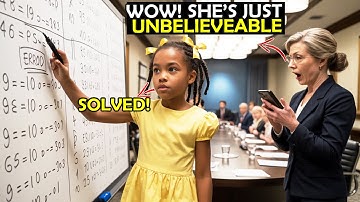 8-Year-Old Math Genius Girl Solves Olympiad Problem in 10 Seconds—Everyone Shocked!