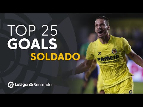 TOP 25 GOALS Roberto Soldado en LaLiga Santander