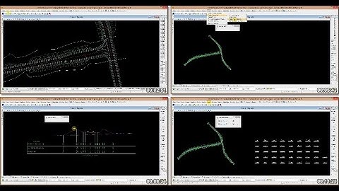 Display Cross Section with R.O.W in MXROAD SS4