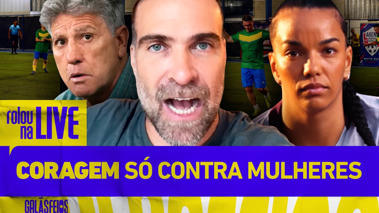 PILHADO XINGA JOGADORA DE FUTEBOL FEMININO E ELOGIA RENATO GAUCHO POR APOIO A BOLSONARO |Galãs Feios