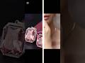 Top Quality Silver Jewelry Sets Pink Quartz Cubic Zircon #rings Ring #Necklace #Wedding #Exquisite