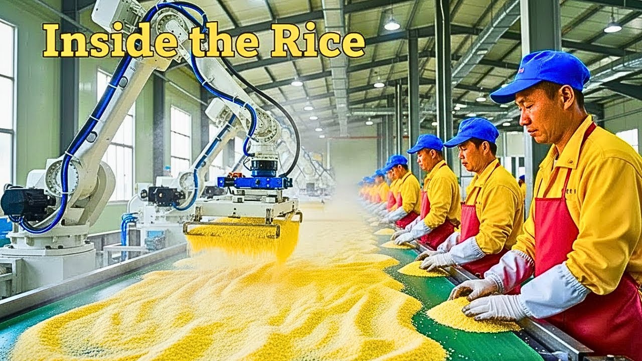 Inside the Modern Rice Factory : From Raw Paddy to Premium Rice  (Full Process)