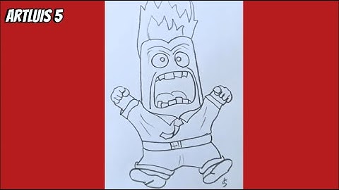 Come disegnare Rabbia di Inside Out