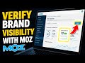 How to Verify Brand Visibility with Moz for Your Dropshipping - Step By Step