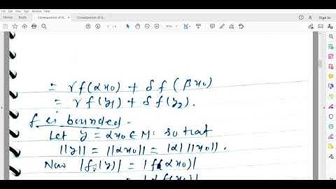MSc Maths Sem 3: Paper MC 301: Consequences of Hahn Banach Theorem Part 1