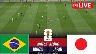 🔴 LIVE : Brazil vs Japan | FIFA World Cup 2026 I Full Match Streaming | Video Game Simulation screenshot 3