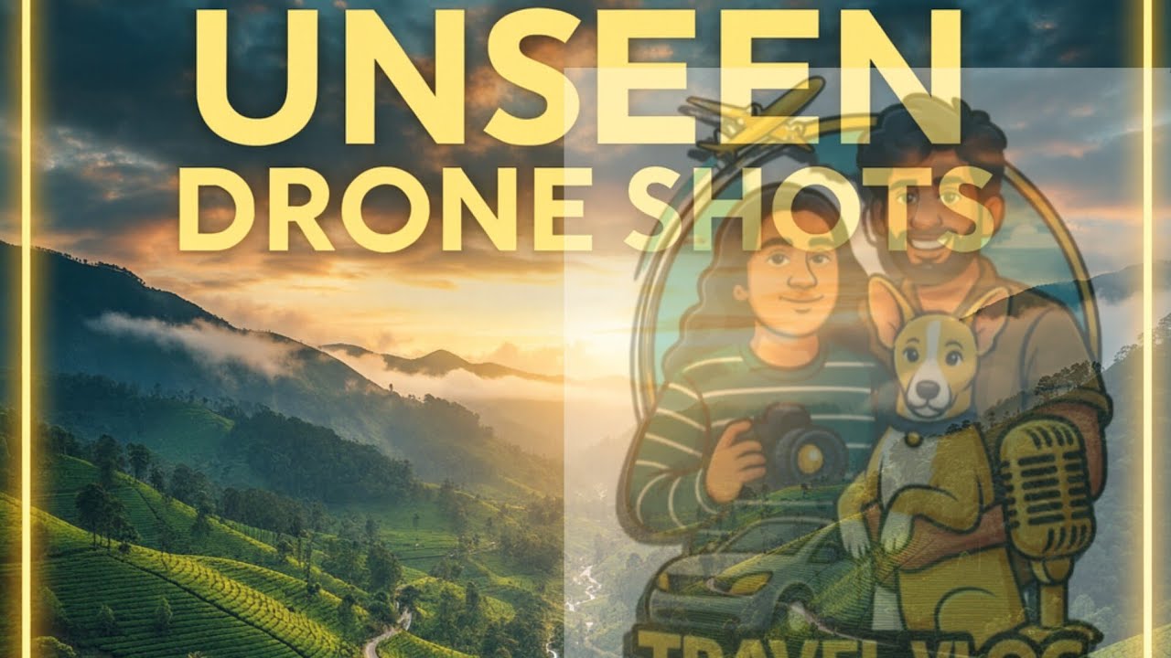 Unseen Munnar Drone Shots! Kerala's Most Beautiful Hill Station 