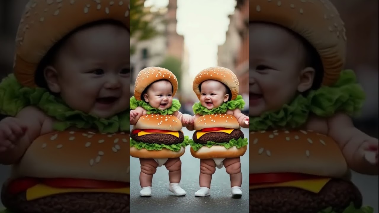 Burger Walk on The Street 