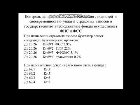 Страховые взносы в государственные внебюджетные фонды