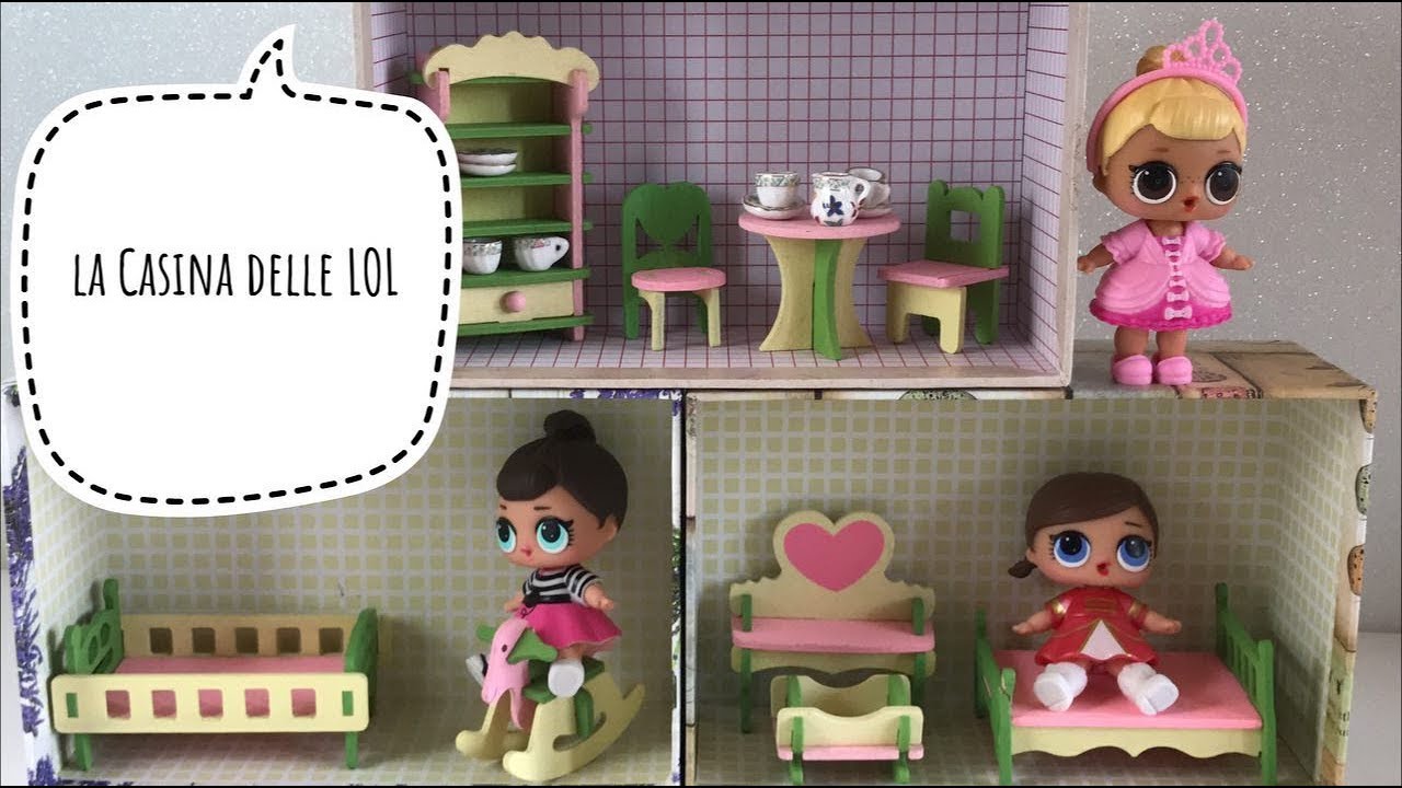 Diy come fare una casa per bambole per le lol surprise youtube Oggetti da fare in casa