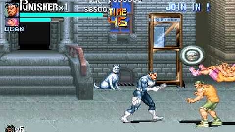 The Punisher (World 930422) (Arcade / MAME) Intro and Stage 1 Back to the War - Vizzed.com GamePlay