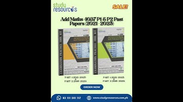 Add Maths 4037 P1 & P2 Past Papers (2021–2025)