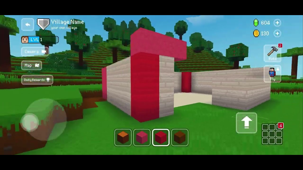 Thử xây nhà ở Block Craft 3D
