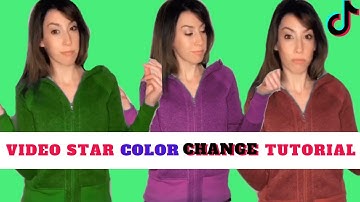 How To Change The Color of Your Clothes Using Video Star in 2019  #tiktok #videostar #colorchange