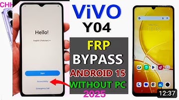 Vivo y04 Android  15 FRP Bypass 2025| Remove FRP lock on all Vivo Android 15 devices without PC