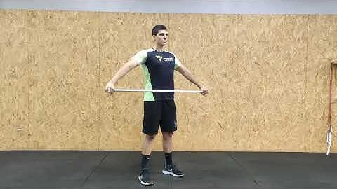 Mobilidade de Ombros com Cabo de Vassoura