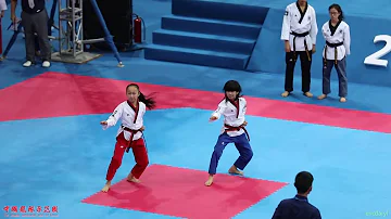 2017 NTC Jr. Mixed Doubles，Lin Qiu Nan，Zhang jia Ying 2017 全国赛 混双半决赛 林秋楠 张嘉莹 太极八章 金刚